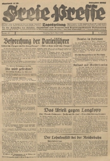 Freie Presse, Nr. 82 Dienstag 9. April 1929 5. Jahrgang