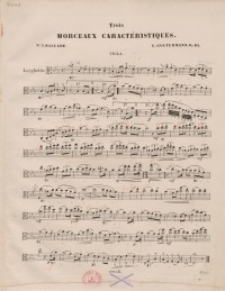Trois Morceaux caracteristiques. Op. 41 : No 2. Ballade