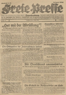 Freie Presse, Nr. 88 Dienstag 16. April 1929 5. Jahrgang