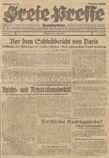 Freie Presse, Nr. 95 Mittwoch 24. April 1929 5. Jahrgang