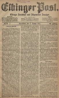 Elbinger Post, Nr. 8, Sonnabend 17 Januar 1874, 41 Jh