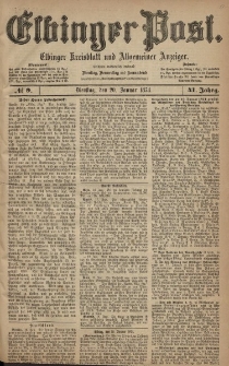 Elbinger Post, Nr. 9, Dienstag 20 Januar 1874, 41 Jh