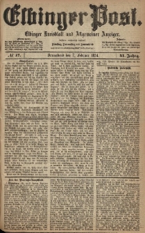 Elbinger Post, Nr. 17, Sonnabend 7 Februar 1874, 41 Jh
