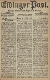 Elbinger Post, Nr. 30, Dienstag 10 März 1874, 41 Jh