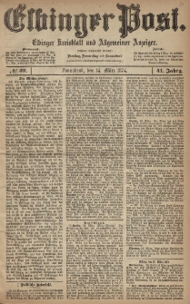 Elbinger Post, Nr. 32, Sonnabend 14 März 1874, 41 Jh