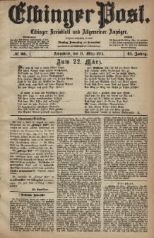 Elbinger Post, Nr. 35, Sonnabend 21 März 1874, 41 Jh