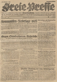Freie Presse, Nr. 103 Sonnabend 4. Mai 1929 5. Jahrgang