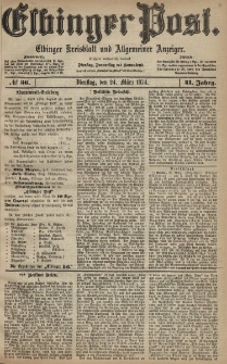 Elbinger Post, Nr. 36, Dienstag 24 März 1874, 41 Jh