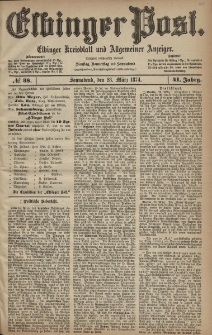 Elbinger Post, Nr. 38, Sonnabend 28 März 1874, 41 Jh
