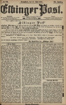 Elbinger Post, Nr. 78, Sonnabend 27 Juni 1874, 41 Jh