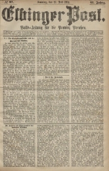 Elbinger Post, Nr. 91, Sonntag 12 Juli 1874, 41 Jh