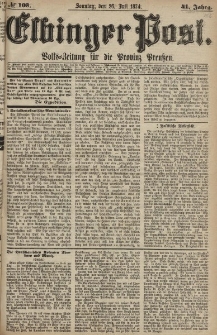 Elbinger Post, Nr. 103, Sonntag 26 Juli 1874, 41 Jh