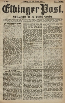 Elbinger Post, Nr. 127, Sonntag 23 August 1874, 41 Jh
