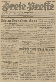 Freie Presse, Nr. 115 Dienstag 21. Mai 1929 5. Jahrgang