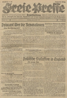 Freie Presse, Nr. 115 Dienstag 21. Mai 1929 5. Jahrgang