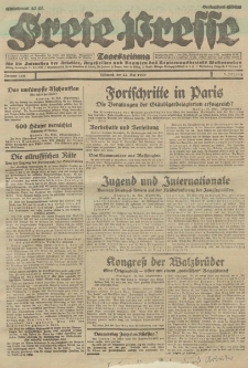 Freie Presse, Nr. 116 Mittwoch 22. Mai 1929 5. Jahrgang