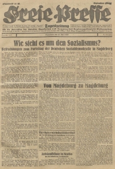 Freie Presse, Nr. 119 Sonnabend 25. Mai 1929 5. Jahrgang