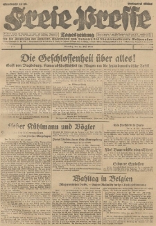Freie Presse, Nr. 121 Dienstag 28. Mai 1929 5. Jahrgang