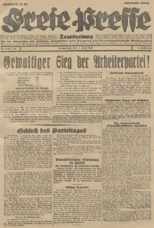 Freie Presse, Nr. 125 Sonnabend 1. Juni 1929 5. Jahrgang