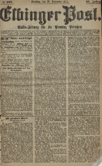 Elbinger Post, Nr. 234, Dienstag 29 Dezember 1874, 41 Jh