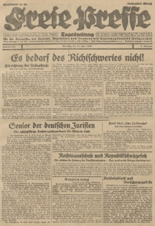 Freie Presse, Nr. 139 Dienstag 18. Juni 1929 5. Jahrgang