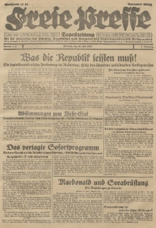 Freie Presse, Nr. 140 Mittwoch 19. Juni 1929 5. Jahrgang
