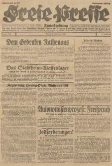 Freie Presse, Nr. 144 Montag 24. Juni 1929 5. Jahrgang