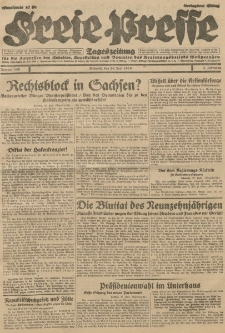 Freie Presse, Nr. 146 Mittwoch 26. Juni 1929 5. Jahrgang