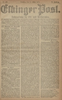 Elbinger Post, Nr. 59 Dienstag 11 März 1879, 6 Jahrg.