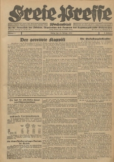 Freie Presse, Nr. 7 Freitag 18. Februar 1927 3. Jahrgang