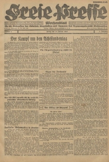 Freie Presse, Nr. 8 Freitag 25. Februar 1927 3. Jahrgang
