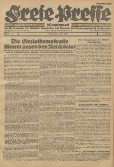 Freie Presse, Nr. 14 Freitag 8. April 1927 3. Jahrgang