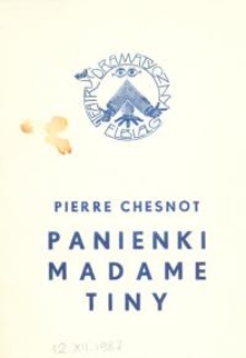 Panienki Madame Tiny (Hotel Particulier) - program teatralny