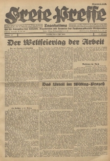 Freie Presse, Nr. 19 Dienstag 3. Mai 1927 3. Jahrgang