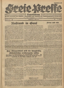 Freie Presse, Nr. 20 Mittwoch 4. Mai 1927 3. Jahrgang