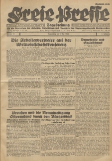 Freie Presse, Nr. 21 Donnerstag 5. Mai 1927 3. Jahrgang