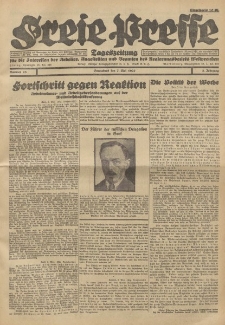 Freie Presse, Nr. 23 Sonnabend 7. Mai 1927 3. Jahrgang