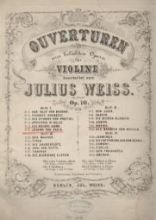 Ouverturen aus beliebten Opern für Violine. Op. 70