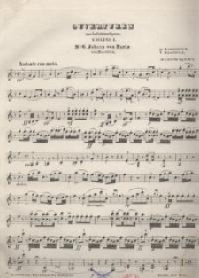 Ouverturen aus beliebten Opern. Violino I. Op. 70, No 6