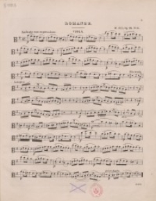 Romanze : Viola. Op. 18. No 3