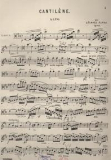 Cantiléne. Op. 84