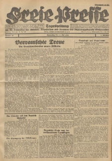 Freie Presse, Nr. 27 Donnerstag 12. Mai 1927 3. Jahrgang