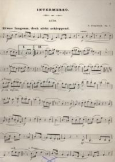Intermezzo. Op. 9