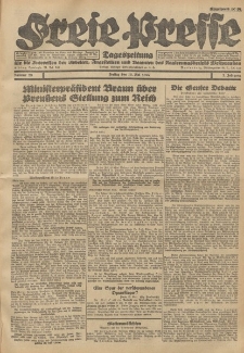 Freie Presse, Nr. 28 Freitag 13. Mai 1927 3. Jahrgang