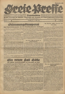 Freie Presse, Nr. 31 Dienstag 17. Mai 1927 3. Jahrgang