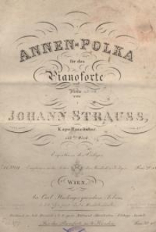 Annen-Polka. 117tes Werk
