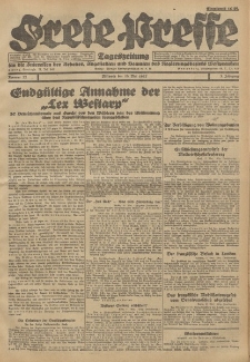 Freie Presse, Nr. 32 Mittwoch 18. Mai 1927 3. Jahrgang