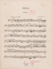 Trio Op. 58. Violino