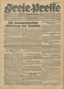 Freie Presse, Nr. 35 Sonnabend 21. Mai 1927 3. Jahrgang