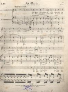 Am Meer (Au bord de la mer). Nr 12